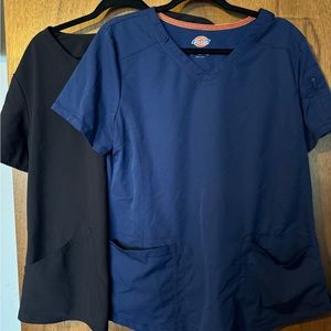 Size large scrub tops